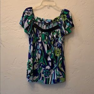 Small floral blouse